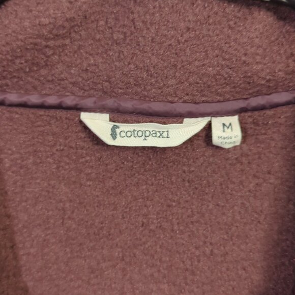 Cotopaxi Teca Fleece Pullover Women's M Purple Snap Neck Outdoor Hiking - Picture 4 of 9